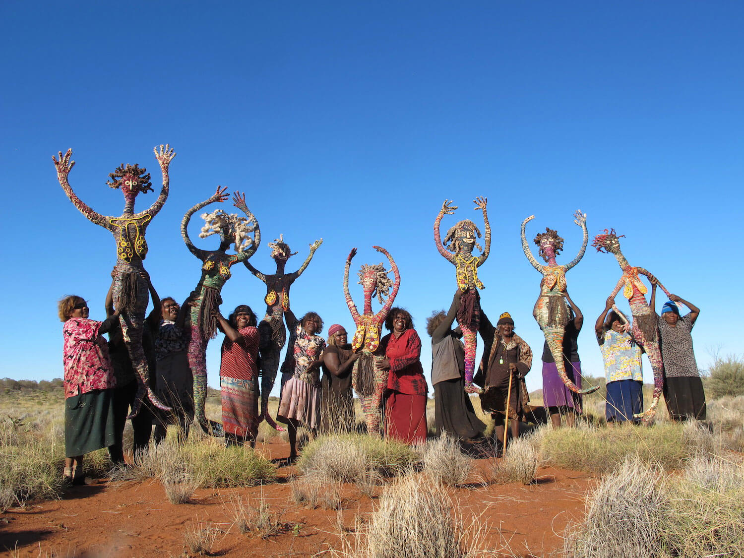 Image by Vicki Bosisto, courtesy of Tjanpi Desert Weavers, NPY Women’s Council