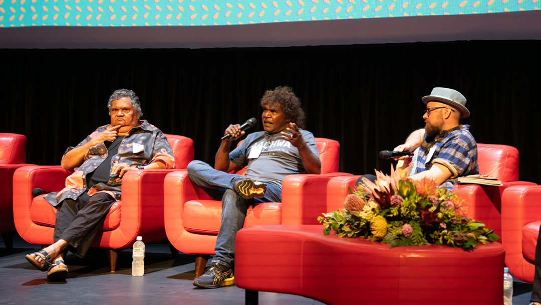 Our Business: Aboriginal Art Centre Forum, Goomburrup (Bunbury), 2024. Photo: Robyn Jean